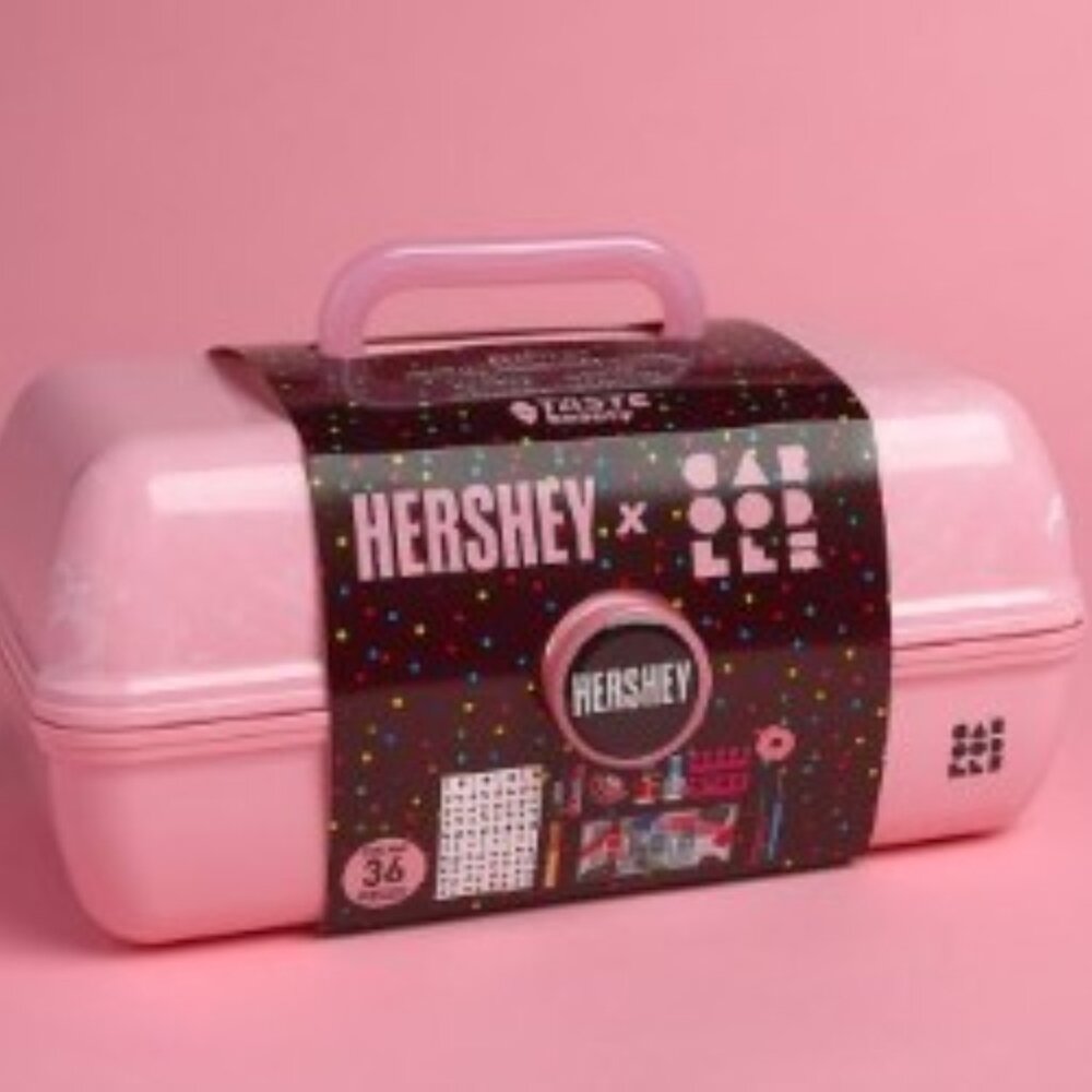 Caboodles Women's "On-The-Go Girl," Pink Hershey with Cosmetics